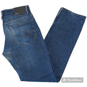 MEXX men’s Size 30x32 straight slim fit low waist slim leg faded blue‎ jeans